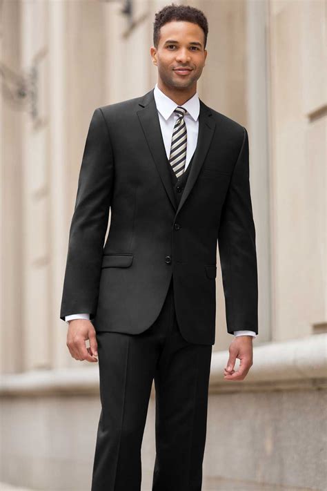 men's black suits m&s.